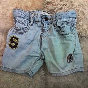 Stylish Light Blue Kids Shorts